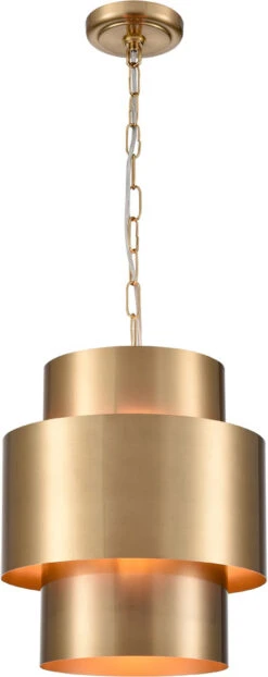Elk Home Reese 14" Contemporary Pendant Hanging Light Aged Brass H0019-11109
