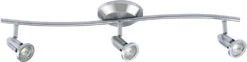 ET2 Agron 5.5" Halogen Modern Track Lighting Satin Nickel E30003-10SN