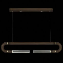 Fine Art Handcrafted Lighting Antonia 10" LED Contemporary Kitchen Island Light Bronze 924140-210ST