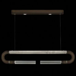 Fine Art Handcrafted Lighting Antonia 10" LED Contemporary Kitchen Island Light Bronze 924140-222ST