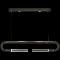 Fine Art Handcrafted Lighting Antonia 10" LED Contemporary Kitchen Island Light Fixture Black 924140-121ST