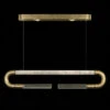 Fine Art Handcrafted Lighting Antonia 10" LED Contemporary Kitchen Island Light Fixture Gold 924140-312ST