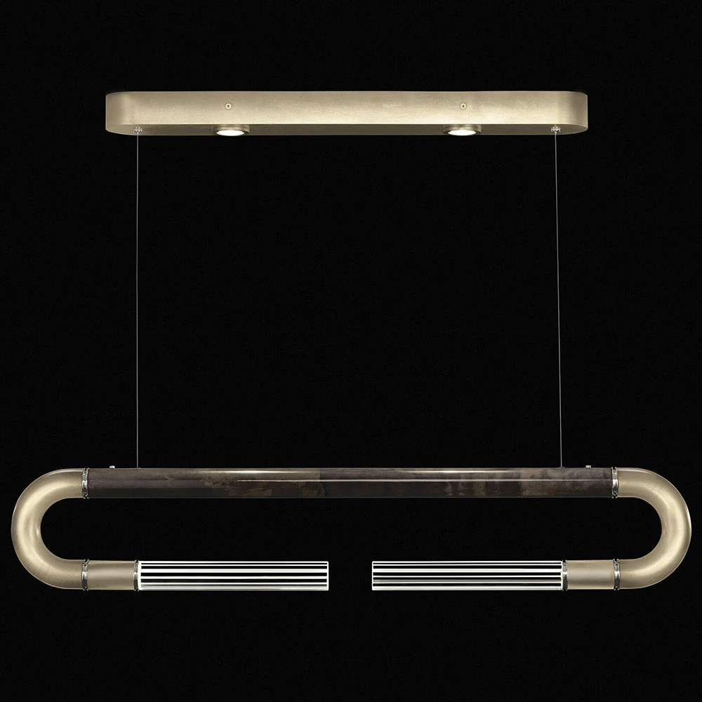 Fine Art Handcrafted Lighting Antonia 10" LED Contemporary Kitchen Island Light Fixture Gold 924140-521ST 1 Fine Art Handcrafted Lighting Antonia 10" LED Contemporary Kitchen Island Light Fixture Gold 924140-521ST