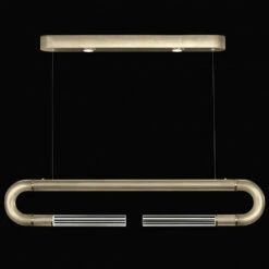 Fine Art Handcrafted Lighting Antonia 10" LED Contemporary Kitchen Island Light Gold 924140-510ST