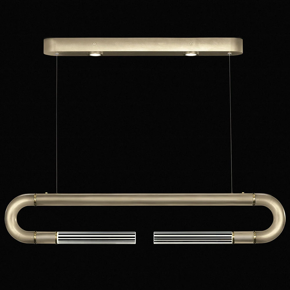 Fine Art Handcrafted Lighting Antonia 10" LED Contemporary Kitchen Island Light Gold 924140-510ST 1 Fine Art Handcrafted Lighting Antonia 10" LED Contemporary Kitchen Island Light Gold 924140-510ST