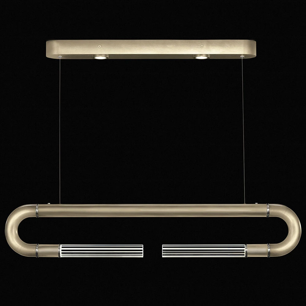 Fine Art Handcrafted Lighting Antonia 10" LED Contemporary Kitchen Island Light Gold 924140-520ST 1 Fine Art Handcrafted Lighting Antonia 10" LED Contemporary Kitchen Island Light Gold 924140-520ST