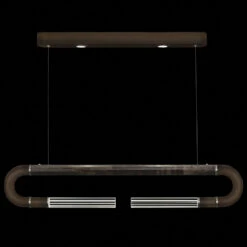 Fine Art Handcrafted Lighting Antonia 10" LED Modern Island Lighting Bronze 924140-221ST