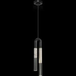 Fine Art Handcrafted Lighting Antonia 28.5" LED Contemporary Drop Lighting Fixture Black 923340-122ST
