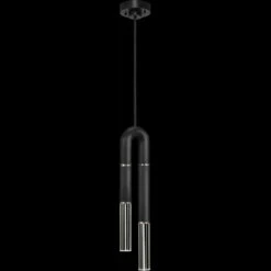 Fine Art Handcrafted Lighting Antonia 28.5" LED Contemporary Lighting Pendant Black 923340-120ST