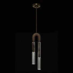 Fine Art Handcrafted Lighting Antonia 28.5" LED Contemporary Pendant Light Bronze 923340-221ST