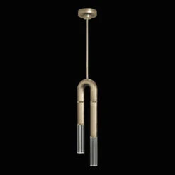 Fine Art Handcrafted Lighting Antonia 28.5" LED Contemporary Pendant Light Gold 923340-510ST