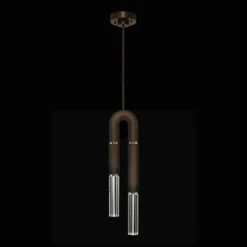 Fine Art Handcrafted Lighting Antonia 28.5" LED Modern Drop Lighting Bronze 923340-220ST