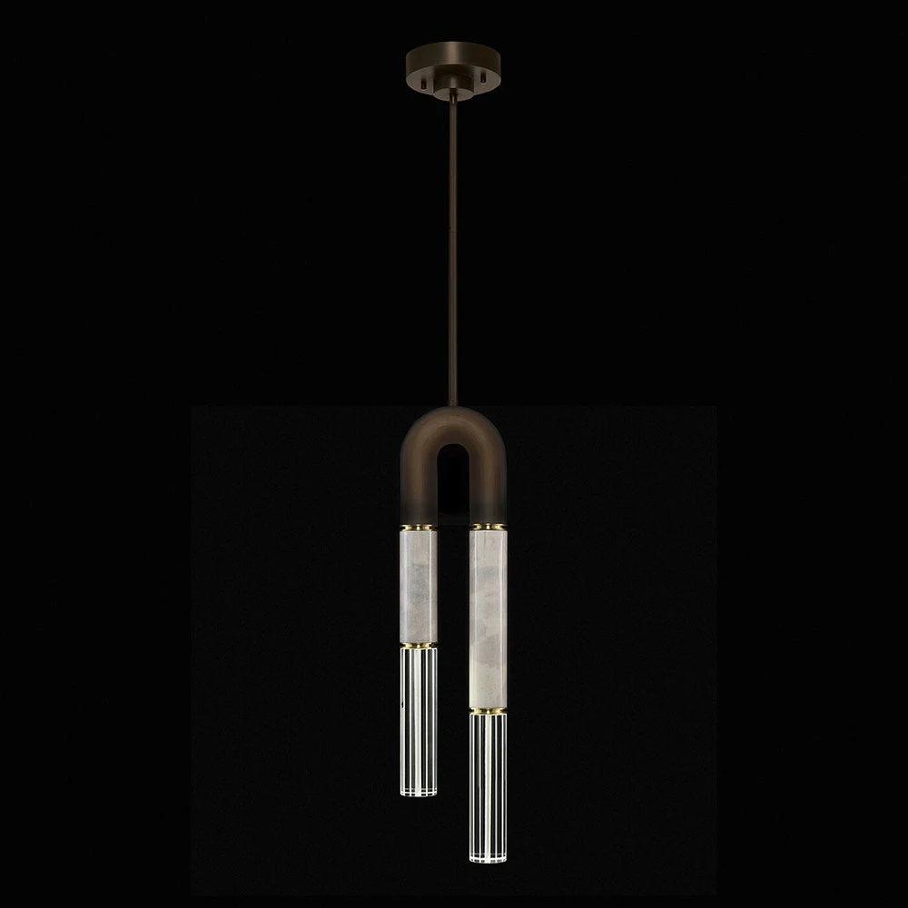 Fine Art Handcrafted Lighting Antonia 28.5" LED Modern Hanging Light Fixture Bronze 923340-212ST 1 Fine Art Handcrafted Lighting Antonia 28.5" LED Modern Hanging Light Fixture Bronze 923340-212ST
