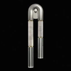 Fine Art Handcrafted Lighting Antonia 28" LED Contemporary Lamp Sconce Silver 922550-412ST