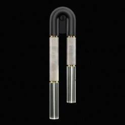 Fine Art Handcrafted Lighting Antonia 28" LED Contemporary Wall Mounted Lamp Black 922550-112ST