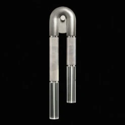 Fine Art Handcrafted Lighting Antonia 28" LED Contemporary Wall Sconce Silver 922550-422ST