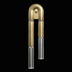 Fine Art Handcrafted Lighting Antonia 28" LED Modern Lighting Sconce Gold 922550-320ST