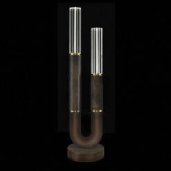 Fine Art Handcrafted Lighting Antonia 29.75" LED Contemporary Table Lamp Lighting Bronze 923010-211ST