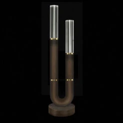 Fine Art Handcrafted Lighting Antonia 29.75" LED Modern Table Lamp Bronze 923010-210ST