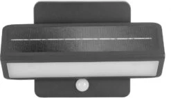 N/A Gama Sonic Architectural 5" Solar Contemporary Accent Wall Light W/ Motion Sensor Black 4iS50010