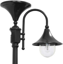 Gama Sonic Everest 92" Solar Modern Outdoor Post Lamp Black 109001