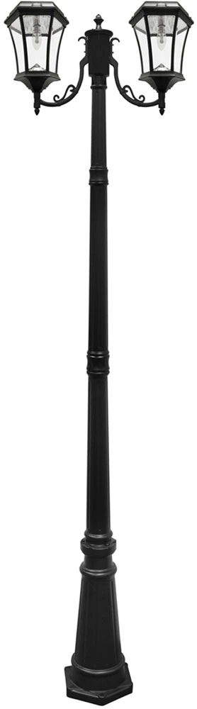 N/A Gama Sonic Victorian 87" Solar Modern Exterior Lamp Post Light Fixture Black 94B002 1 N/A Gama Sonic Victorian 87" Solar Modern Exterior Lamp Post Light Fixture Black 94B002