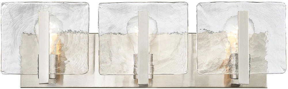 Golden Lighting Aenon 6.75" Contemporary Vanity Lighting Fixture Pewter 3164-BA3 PW-HWG 1 Golden Lighting Aenon 6.75" Contemporary Vanity Lighting Fixture Pewter 3164-BA3 PW-HWG