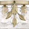 Golden Lighting Calla 7" Modern Flush Ceiling Light Fixture White Gold 3160-FM WG-HWG