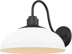 Golden Lighting Levitt 11.625" Exterior Wall Lighting Natural Black 2866-OWL NB-NWT