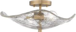 Golden Lighting Samara 6.625" Modern Overhead Light Fixture Modern Brass 1140-SF MBS-HWG