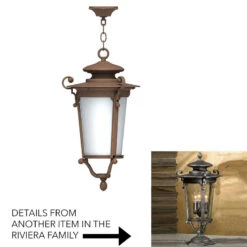 Hanover Lantern Riviera 24.5" Outdoor Hanging Pendant Lighting B58420
