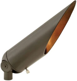Hinkley 50w MR16 Long Cowl Spot Light 3.25" Outdoor Landscape Accent Lighting - Bronze 1535BZ