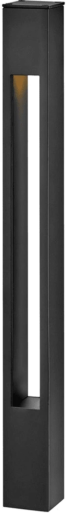 Hinkley Atlantis Bollard 20" LED Contemporary Outdoor Landscape Lighting Fixture Satin Black 15502SK