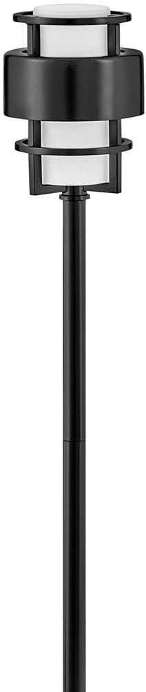 Hinkley Saturn Path 22.25" LED Modern Outdoor Landscape Lighting Satin Black 1579SK-LL