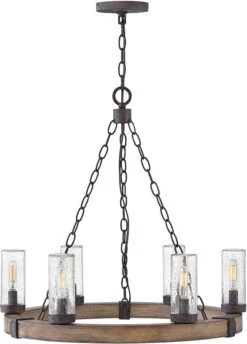Hinkley Sawyer 23.25" Exterior Chandelier - Sequoia 29206SQ