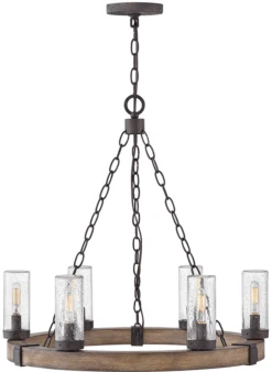 Hinkley Sawyer 23.25" LED Outdoor Ceiling Pendant Light Sequoia 29206SQ-LL