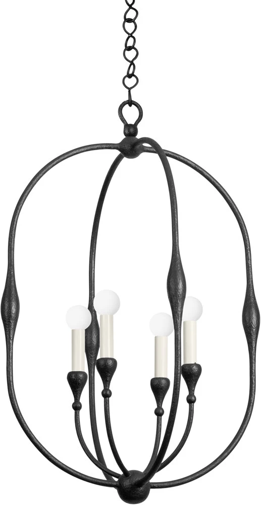 Hudson Valley Baltic 31.5" Contemporary Foyer Lighting Fixture Aged Iron 3220-AI 1 Hudson Valley Baltic 31.5" Contemporary Foyer Lighting Fixture Aged Iron 3220-AI