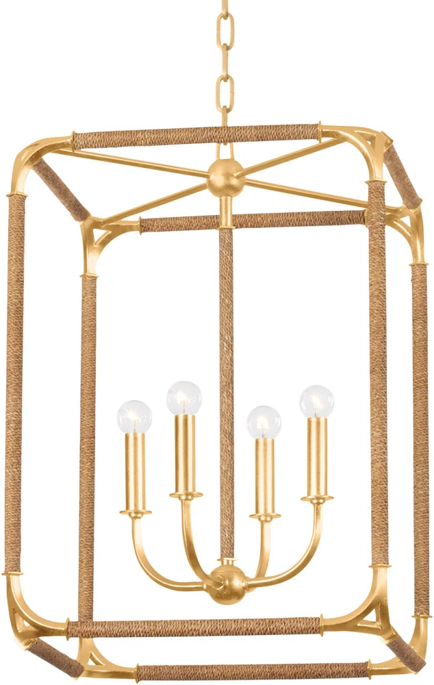 Hudson Valley Laurenceston 26.25" Modern Entryway Light Fixture Gold Leaf 1604-GL 1 Hudson Valley Laurenceston 26.25" Modern Entryway Light Fixture Gold Leaf 1604-GL