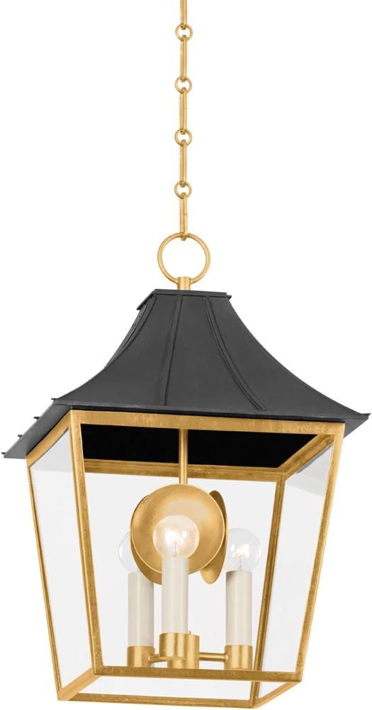 Hudson Valley Staatsburg 19.75" Modern Foyer Lighting Vintage Gold Lead / Graphite 4903-VGL/GRA 1 Hudson Valley Staatsburg 19.75" Modern Foyer Lighting Vintage Gold Lead / Graphite 4903-VGL/GRA