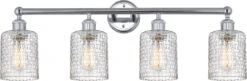 Innovations Edison Cobbleskill 11.25" LED Contemporary Bathroom Vanity Light 616-4W-G112C-5CL