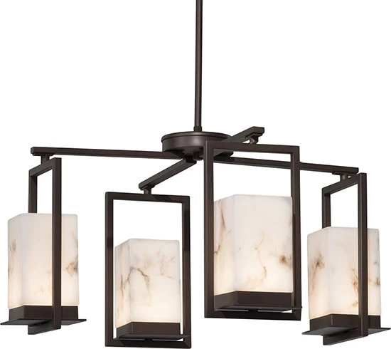 Justice Design Group Laguna LED Outdoor Chandelier - Alabaster/Bronze FAL-7510W-DBRZ 1 Justice Design Group Laguna LED Outdoor Chandelier - Alabaster/Bronze FAL-7510W-DBRZ