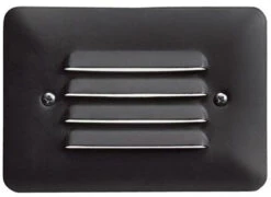 Kichler LED 3.5" Outdoor Step Light - Textured Black 15782BKT27R