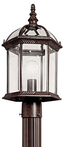 Kichler LED Barrie 18" Lamp Post Light - Brushed Nickel 49187TZL18