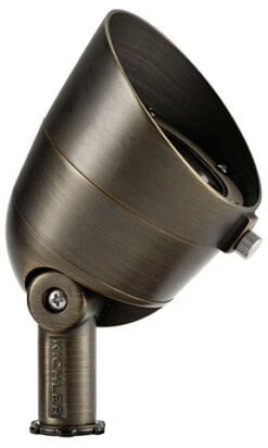 Kichler LED Landscape 4.5" Exterior Accent Lamp - Centennial Brass 16152CBR27