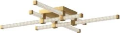Kuzco Blade 3.75" LED Modern Ceiling Light Brushed Gold FM23534-BG
