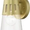 Livex Covington 8" Exterior Sconce Lighting Soft Gold 27971-33