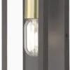 Livex Gaffney 11" Outdoor Lighting Wall Sconce Bronze With Antique Gold 28032-07