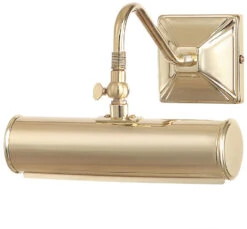 Lucas McKearn Leo 5.5" Vintage Painting Light Fixture Polished Brass PL1-10 PB