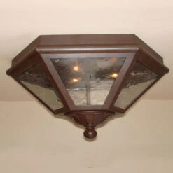 Maris Lighting Hanging Series 7.75" Traditional Exterior Flush Mount Light Fixture 4040