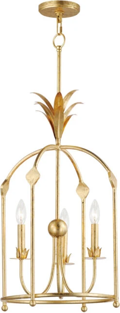 Maxim Paloma 26.5" Entryway Light Fixture Gold Leaf 2884GL